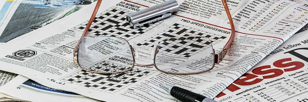 Newspapers are shown as there are publication requirements for the case.