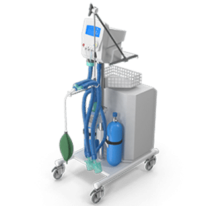 A ventilator to signify an unfortunate patient outcome.