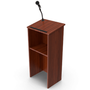 A podium as while evidence and testimonies were presented, it was inadequate according to the court.