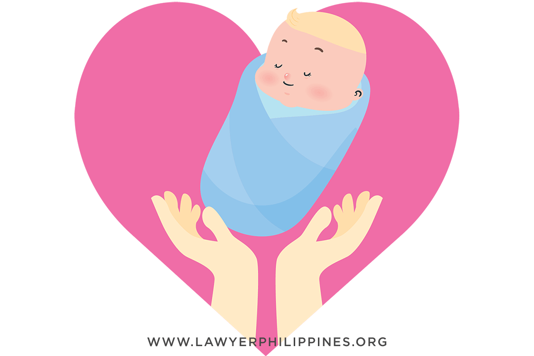 Outstretched hands waiting to receive a sleeping baby. All adoptors must fulfill several requirements first.