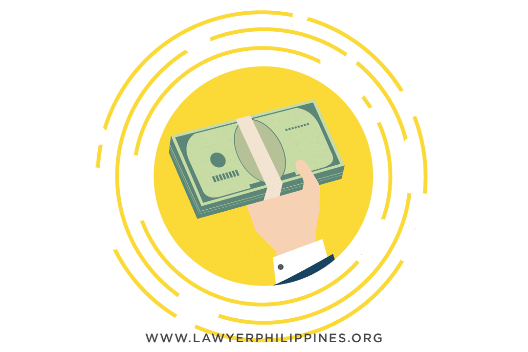 Separation pay being held by an employer.