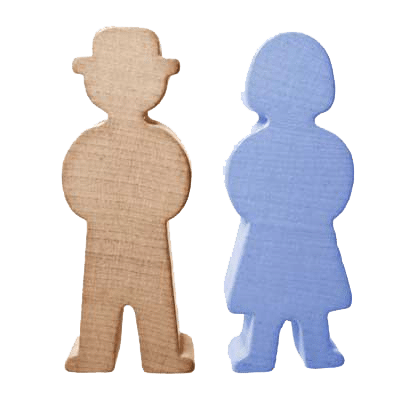 How is the marriage property divided in legal separation?