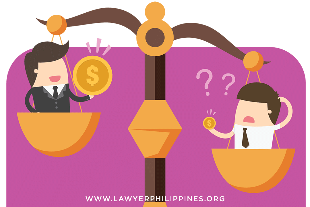 An old fashioned scale showing the balance between the cost of Child Support Philippines needed and the income of the parent paying it.