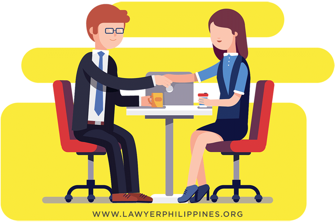 A woman sat at a desk opposite a man who is interviewing her as part of her Administrative Naturalization Petition.