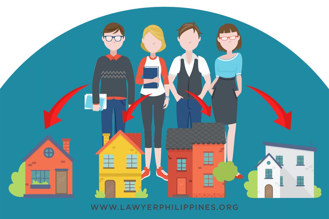 The process of land title transfer to family members in the Philippines will require that all the family members agree to the division of property.