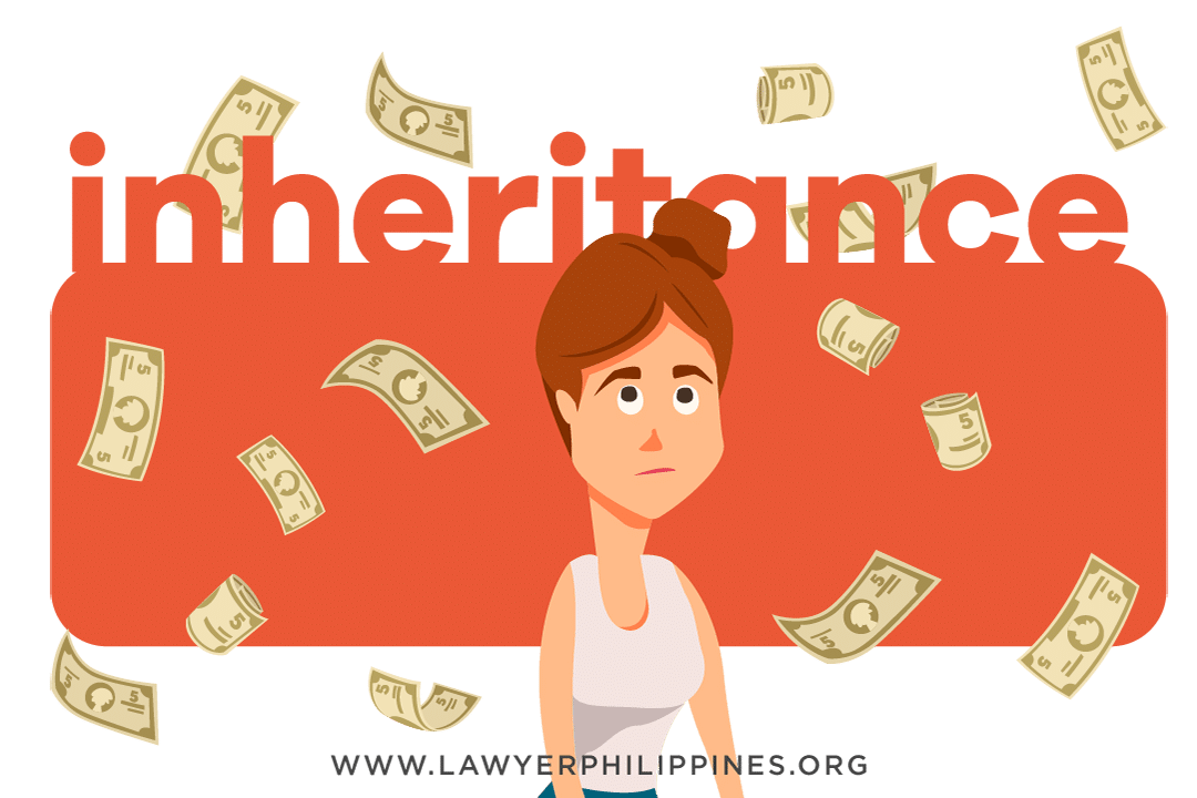A picture of a wife surrounded by floating bank notes and the word Inheritance behind her. Is inheritance part of Conjugal Property? In Absolute Community of Property, Conjugal Partnership of Gains and Complete Separation of Property, properties inherited during the marriage are excluded from Conjugal Property.
