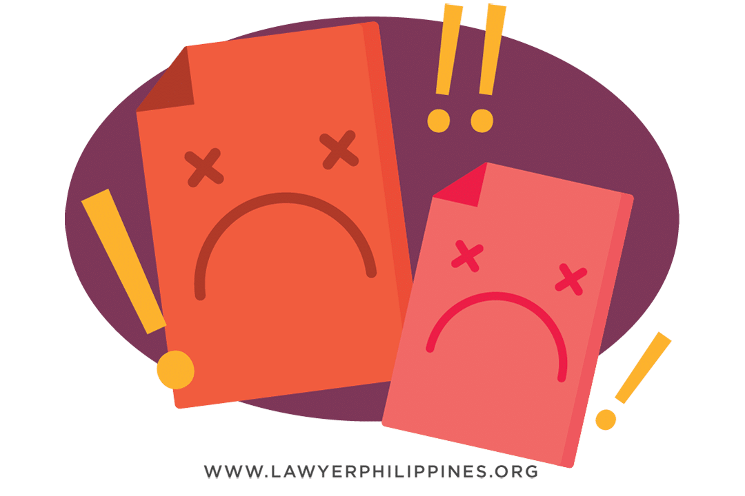 A picture of two pieces of paper with sad faces and exclamation marks representing a NTE Notice of Termination letter used in Just Cause Termination.
