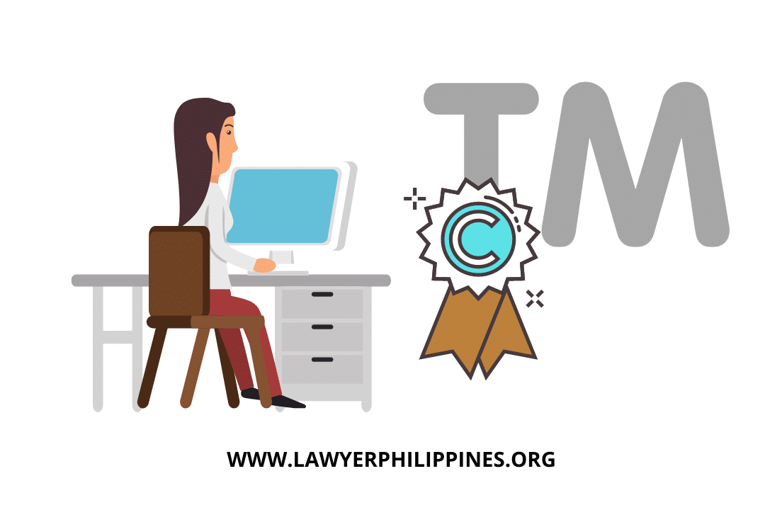 A lady infront of her computer