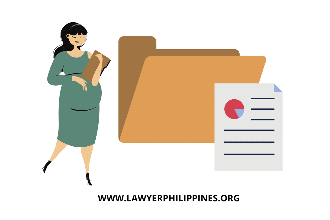 A lady holding information files