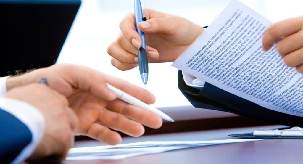 Checking the paperworks