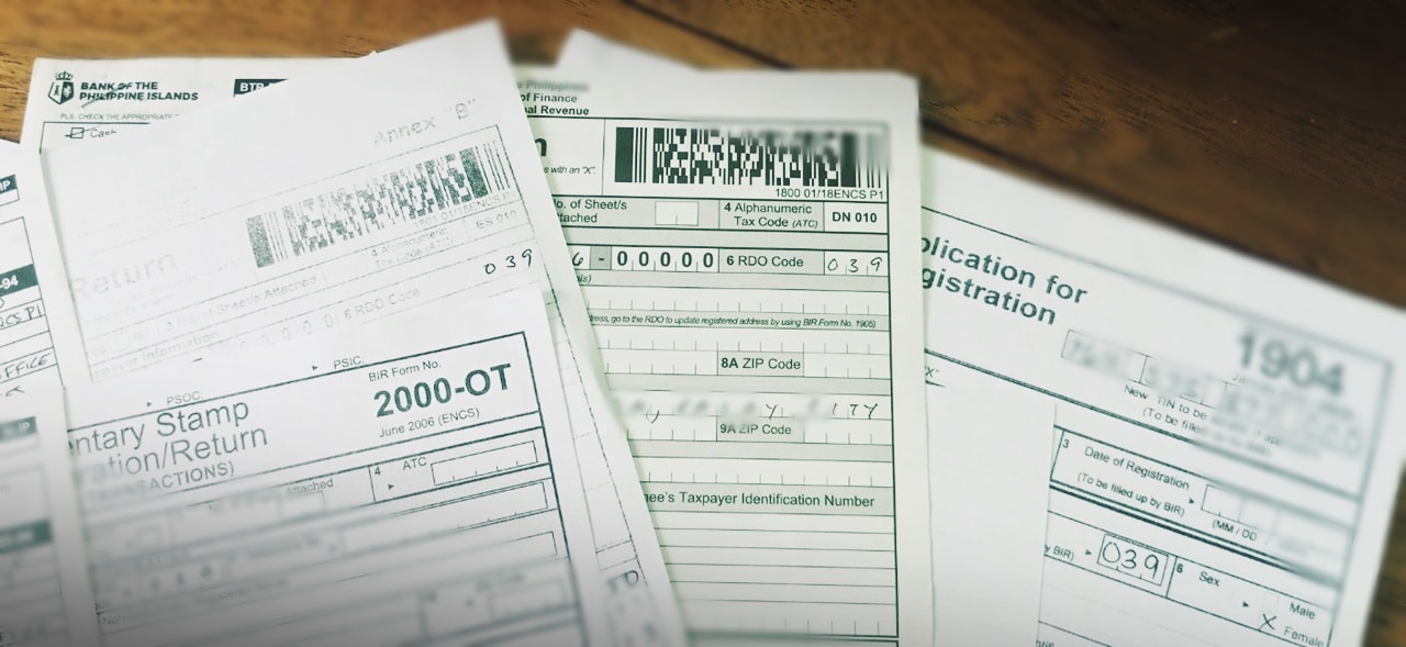BIR tax documents