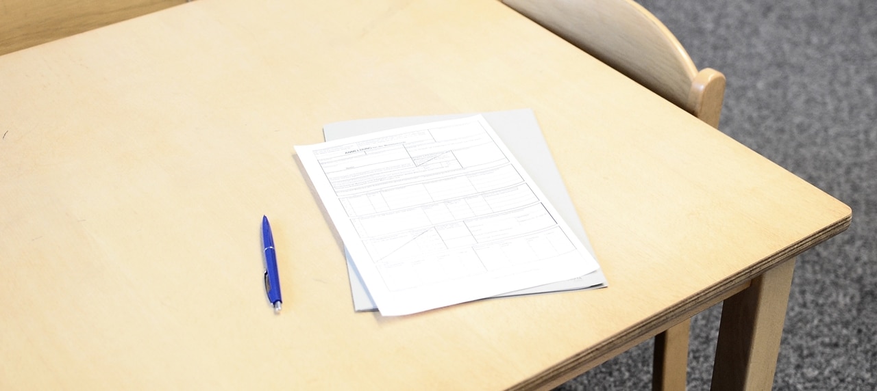 Documents on the table