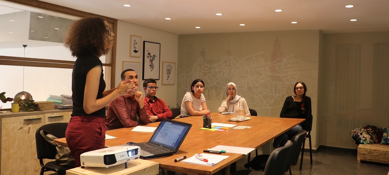 People in a conference room