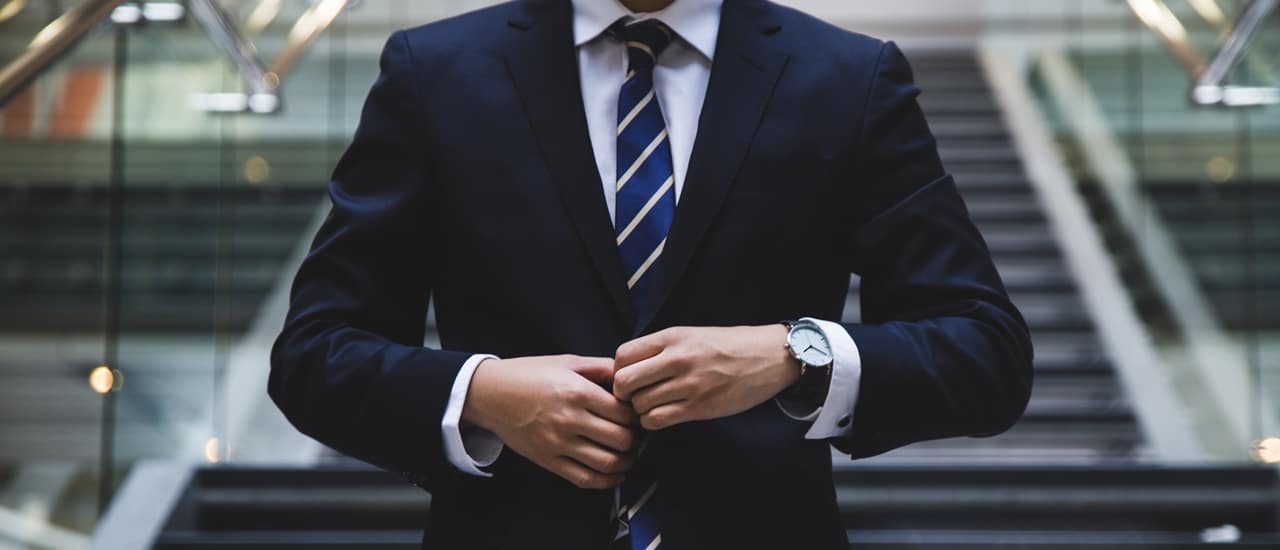 A man in business attire