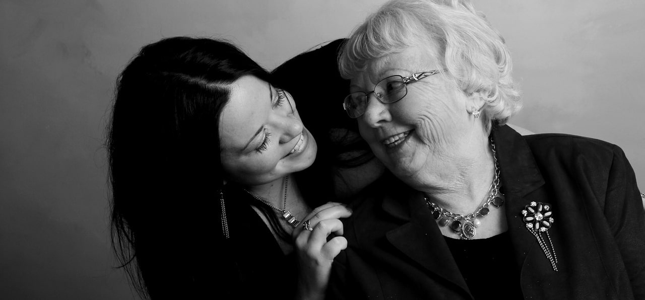 A mother and daughter picture