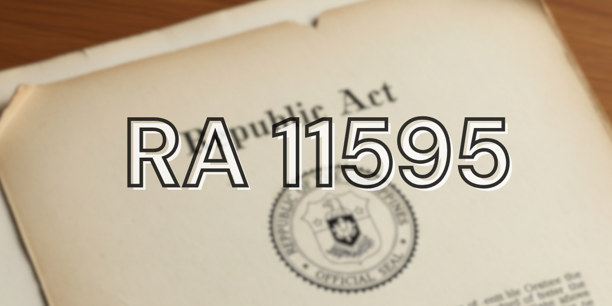 A picture of the first page of the Amendments to the Retail Trade Liberalization Act (RTLA)