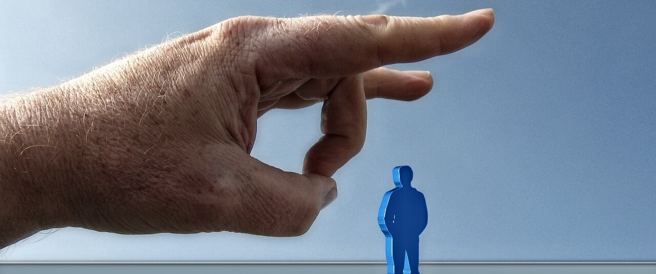 A big hand symbolizing the power of SEC