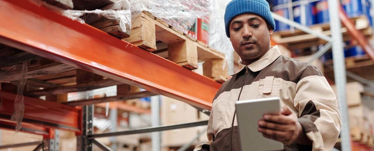 A warehouse official symbolizing Philippines exports