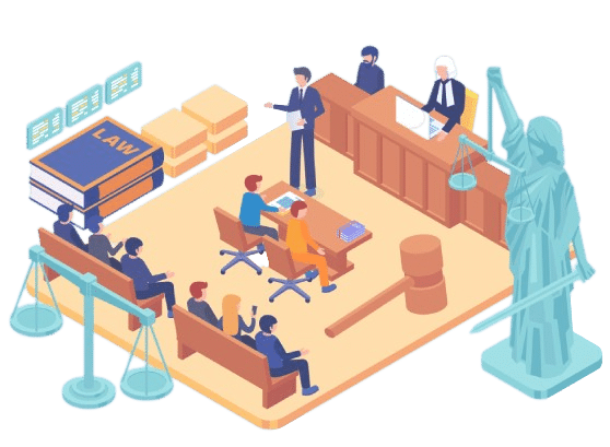 Isometric Justice Courtroom