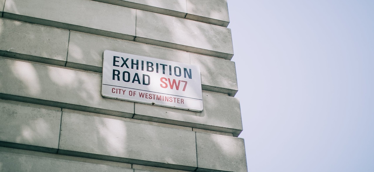 An address posted on a wall