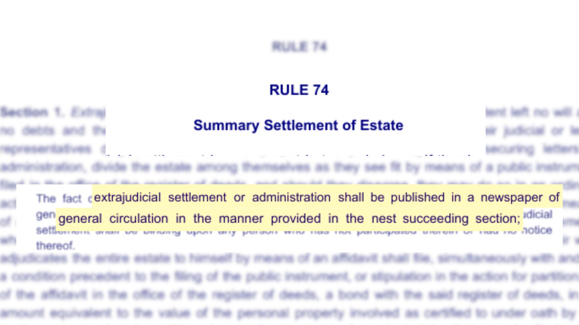 EJS publication rule